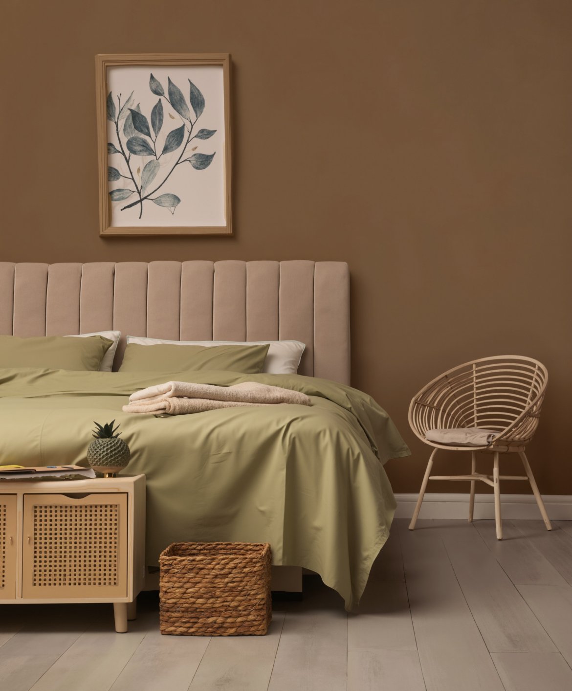 brown bed room la joya